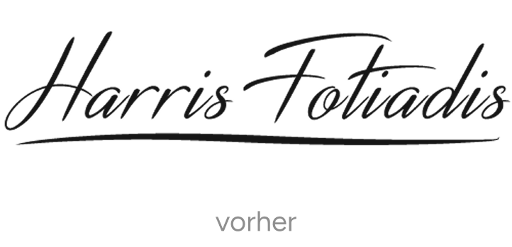 Harris Fotiadis Logo vorher